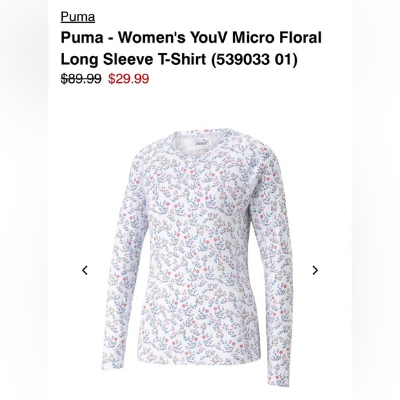 PUMA Golf shirt / workout top - Picture 5 of 5